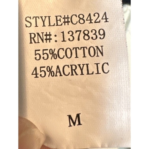 Windsor Womens Long Sleeve Distressd Boho grunge tunic long length sweater sz M - Picture 4 of 8